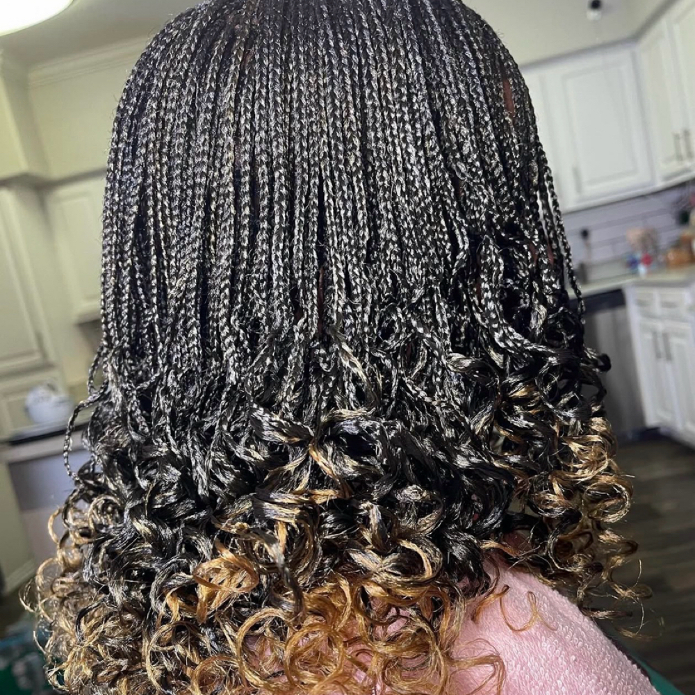 Human Hair Micro Braids at Bita’s Beauty Glam