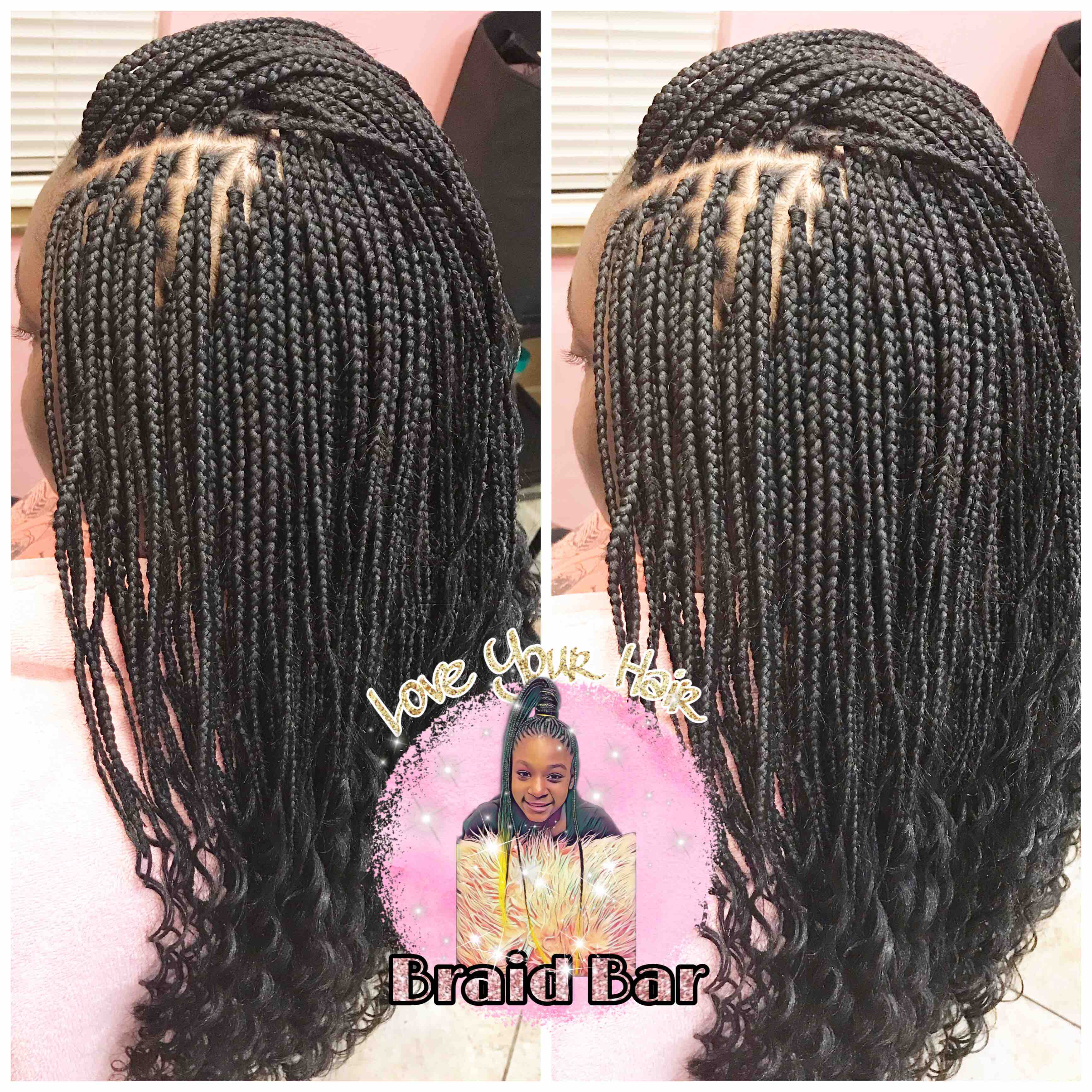 SMALL BOX PLAITS at The Braid Bar in Orlando, FL