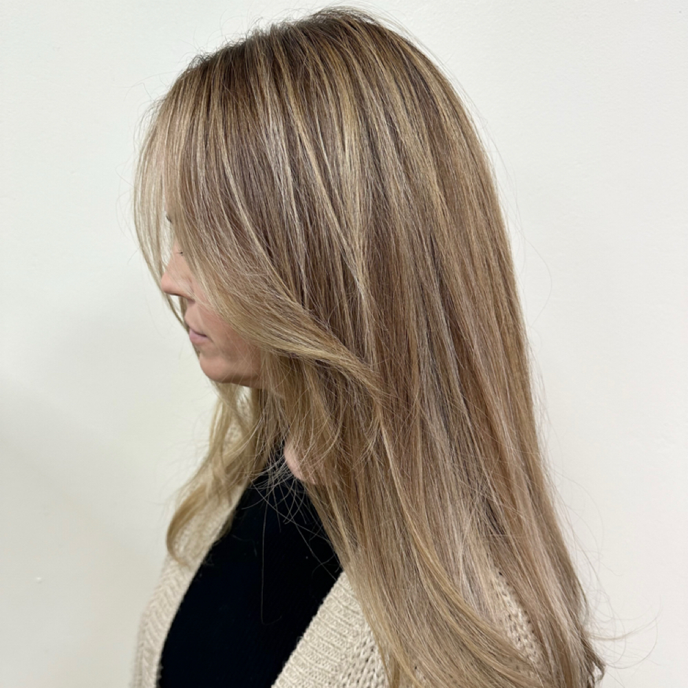 Partial Highlight & Haircut at Pacific Beach Hair by Cindy Bradford in San Diego, CA