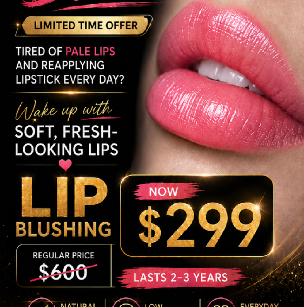 Lips blushing - Summer Deal at The Secret Studio in Suwanee, GA