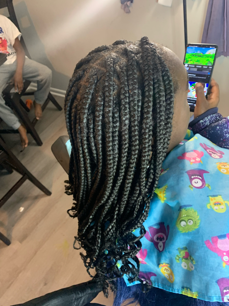 Kids Single Braids