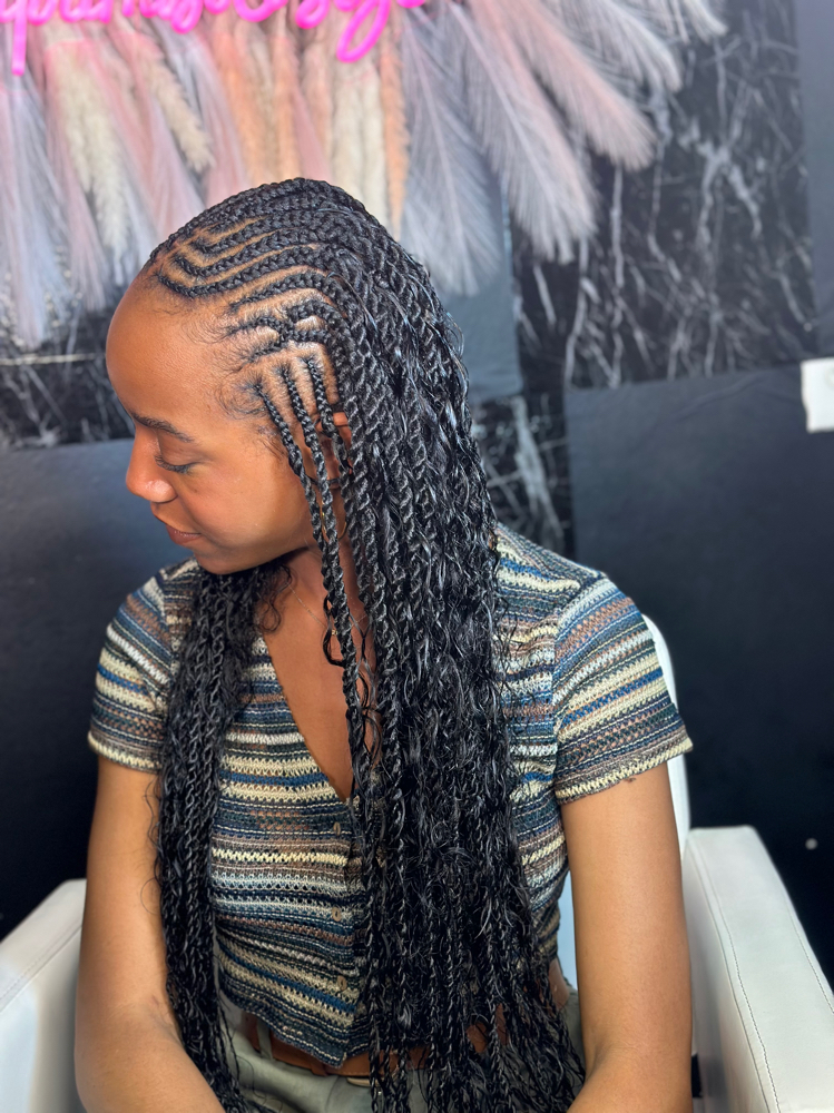 Tribal braids at mapamboli signature in atlanta, GA