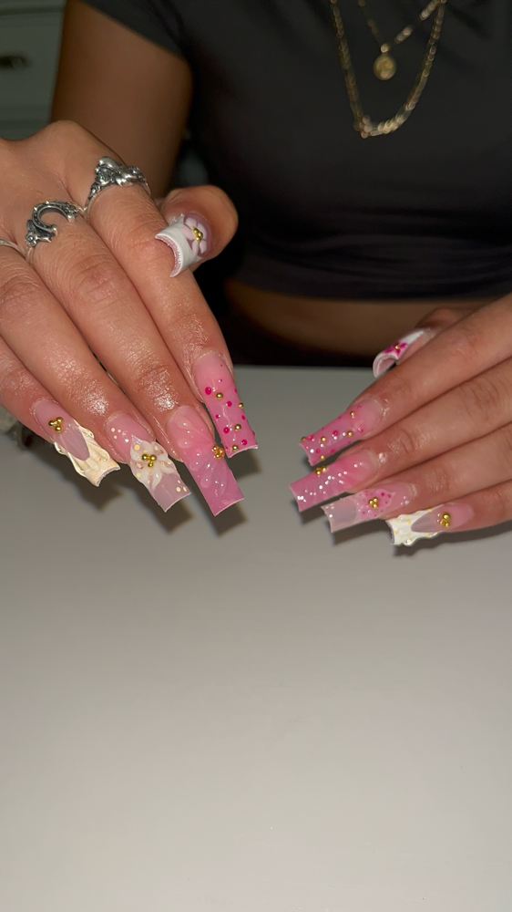 Long acrylic set