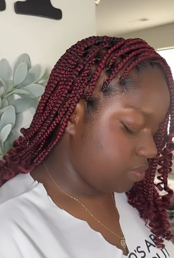 Short braids (no Boho) at Kstylez in West Point, GA