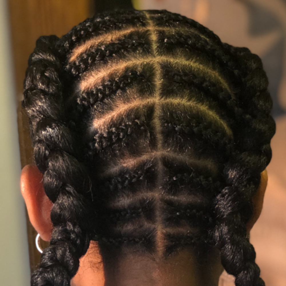 Iverson braids at Jassieheartshair in Jonesboro, GA