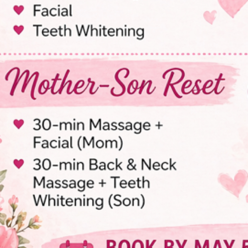Mother & Son Special at Glo Skin Space in Crystal, MN