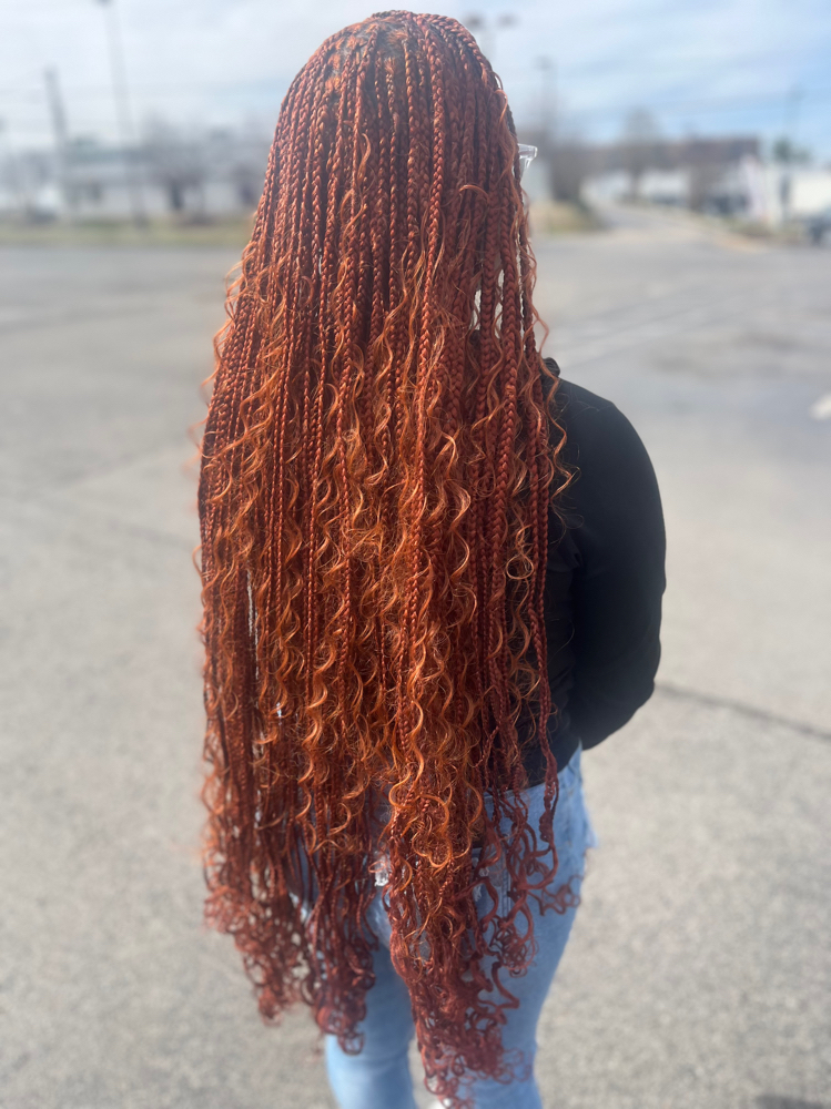 Butt Length Knotless