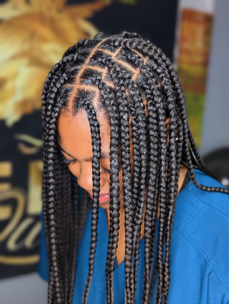Medium Knotless Braids at The Naturlist Locd Queen in Indianapolis, IN
