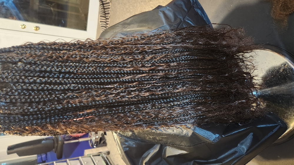 Boho Knotless Braids