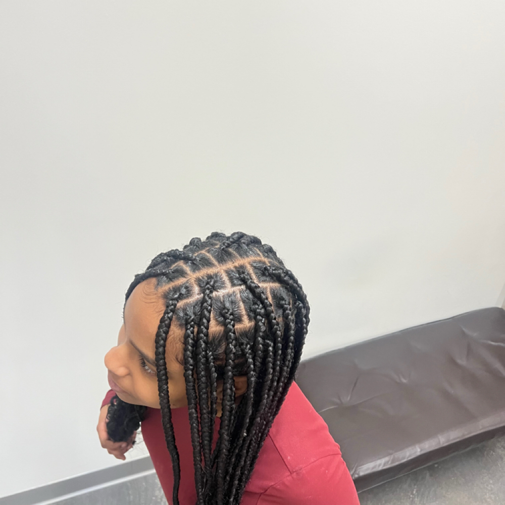 Notless (Box Braids) at G'Nels  Braids Studio in LYNNWOOD, WA