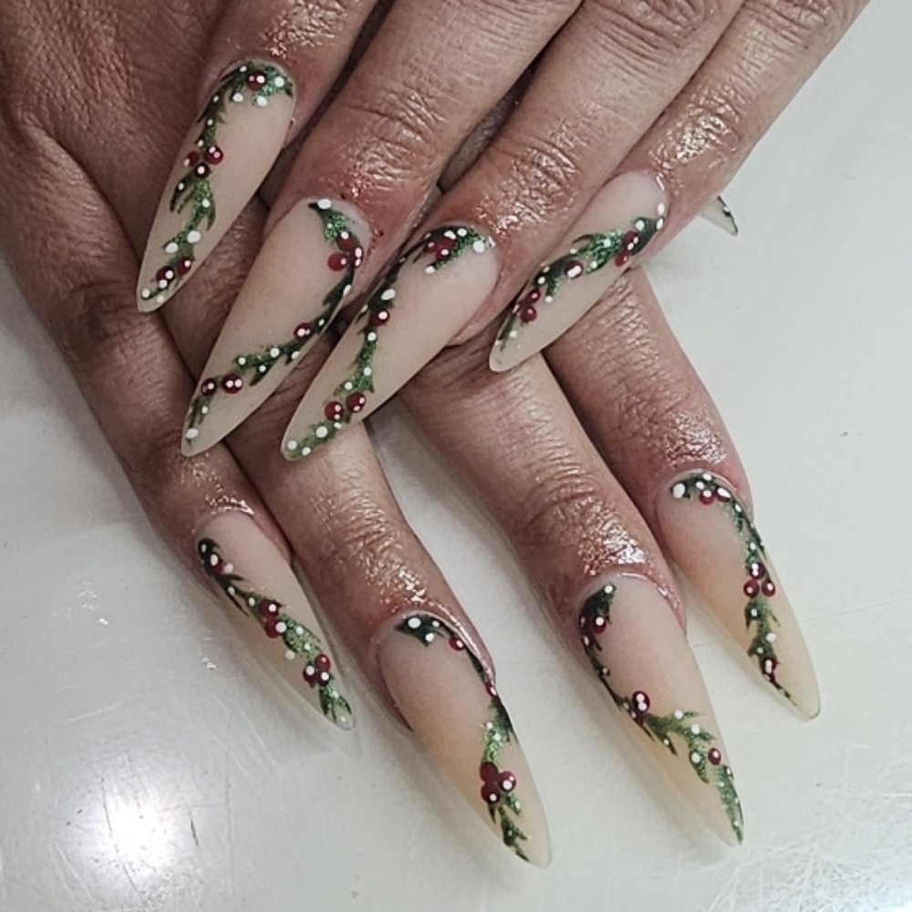 Long Acrylic Full Set at Nails By Katie in Stallion Springs, CA