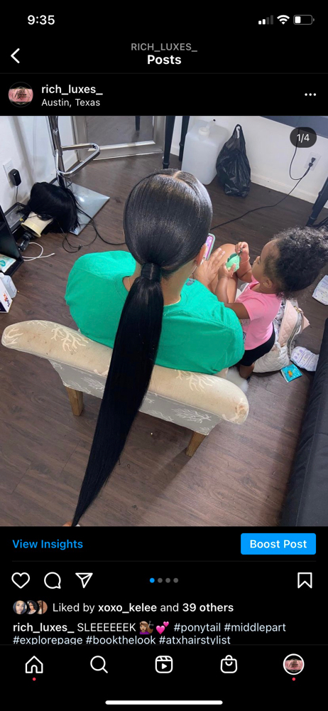 Extended Pony/ Braid