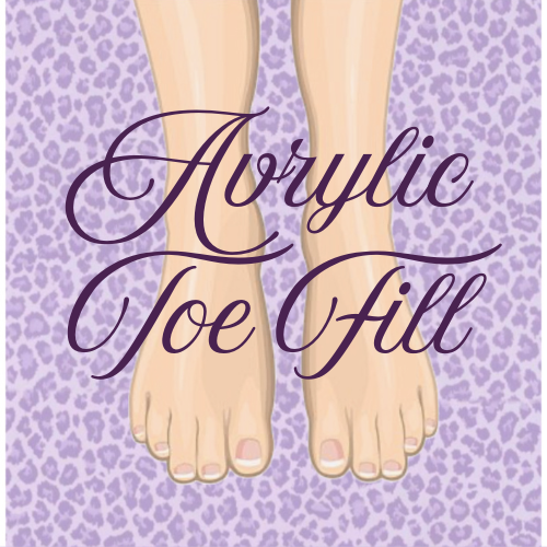 Acrylic Toe Fill ( French Tip )