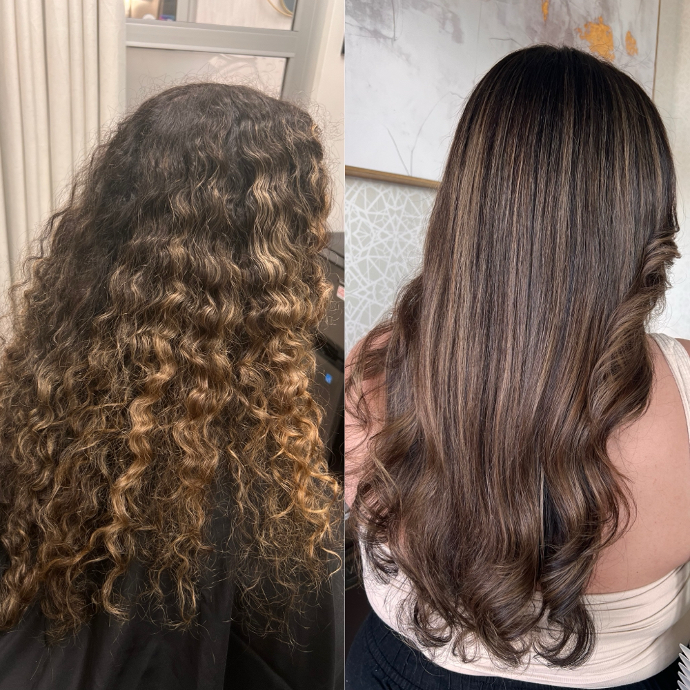 Blowout (on Curly Hair)