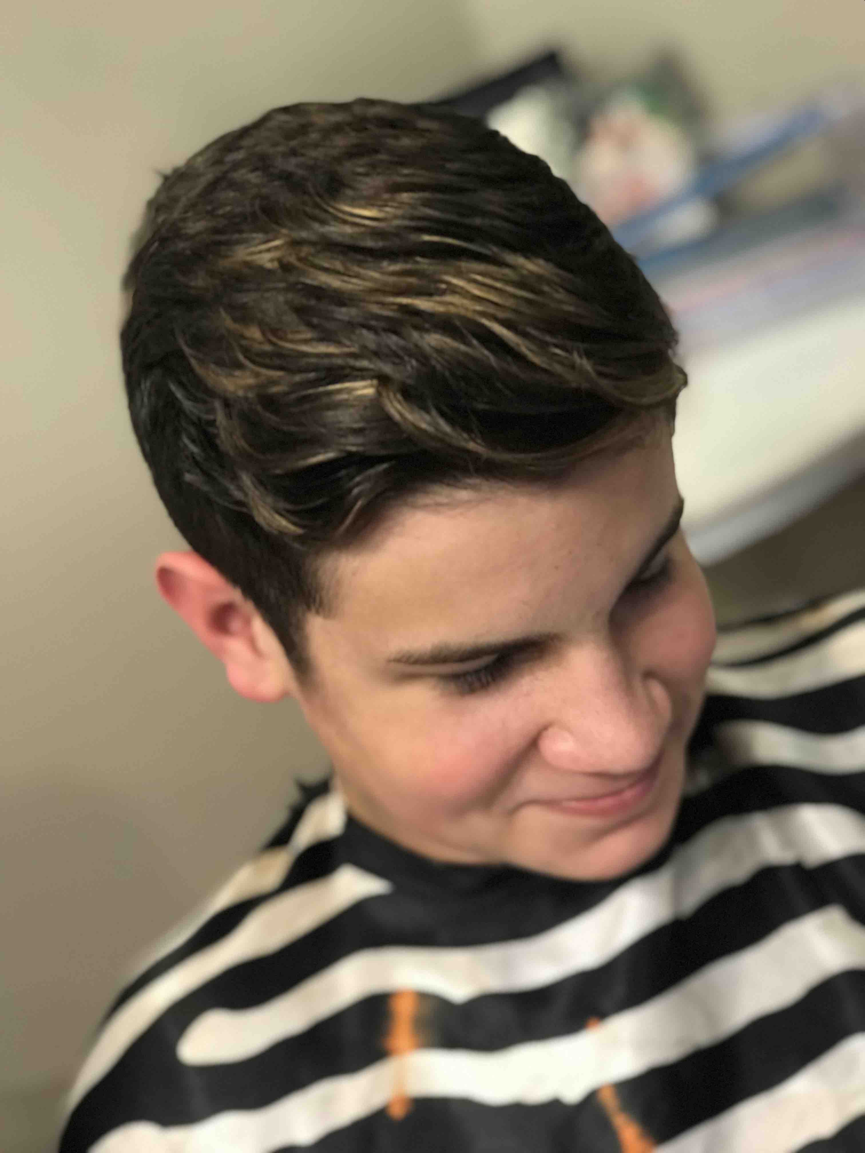 Mens Scissor Haircut