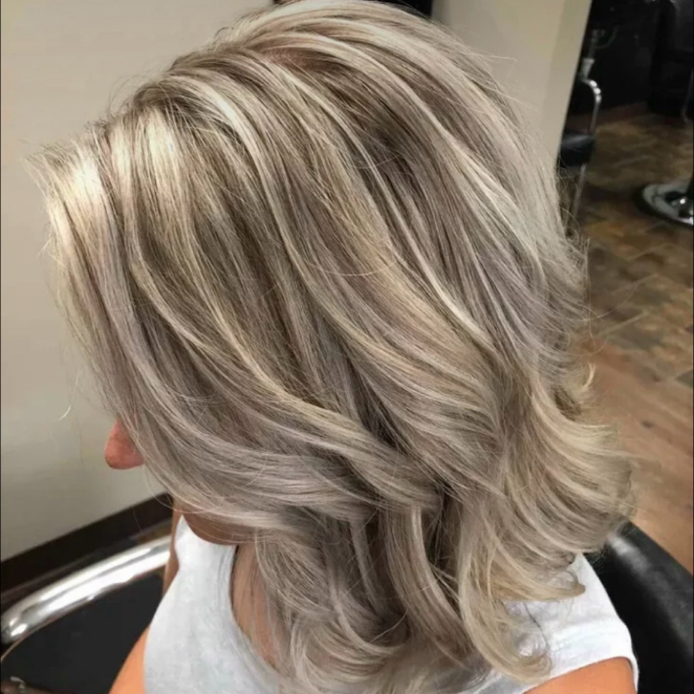 Grey Blending Highlights at Darling Do’s by Audi T in Grand Rapids, MI