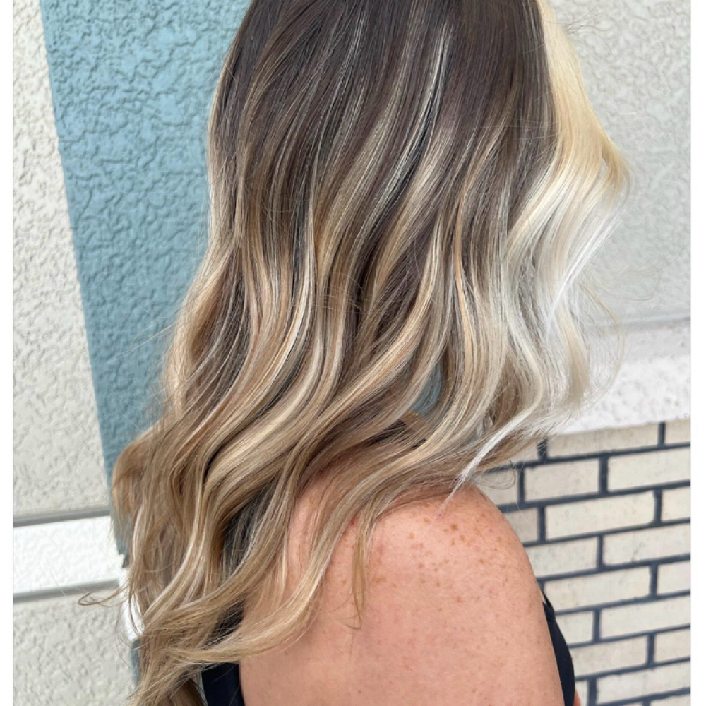 Partial Balayage Long Hair Package at CosmobyJOY in Davenport, FL