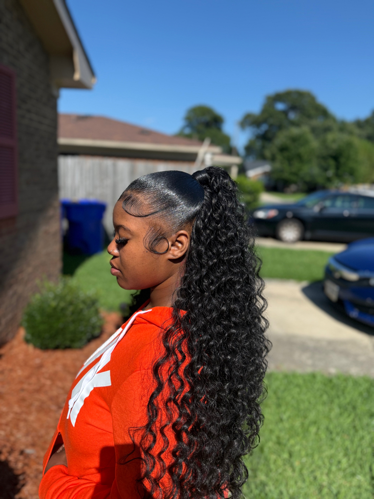 Half Up- Half Down