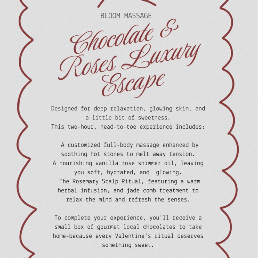 Chocolate & Roses Luxury Escape
