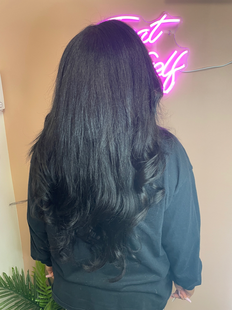 K-tip Extensions (maintence) at Carrington Beauty Studio in Charlotte, NC