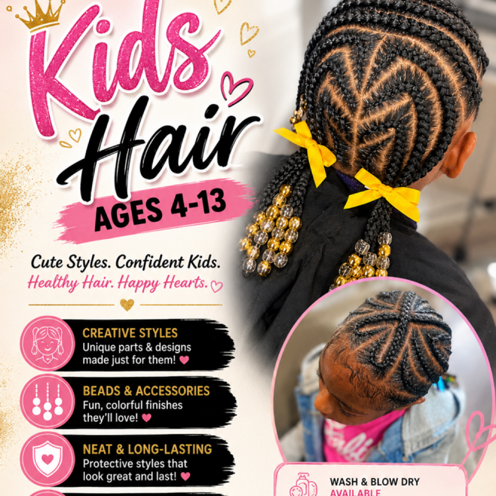Kids Styles Ages 4-13 at Viva Luxe Roots in Hendersonville, TN