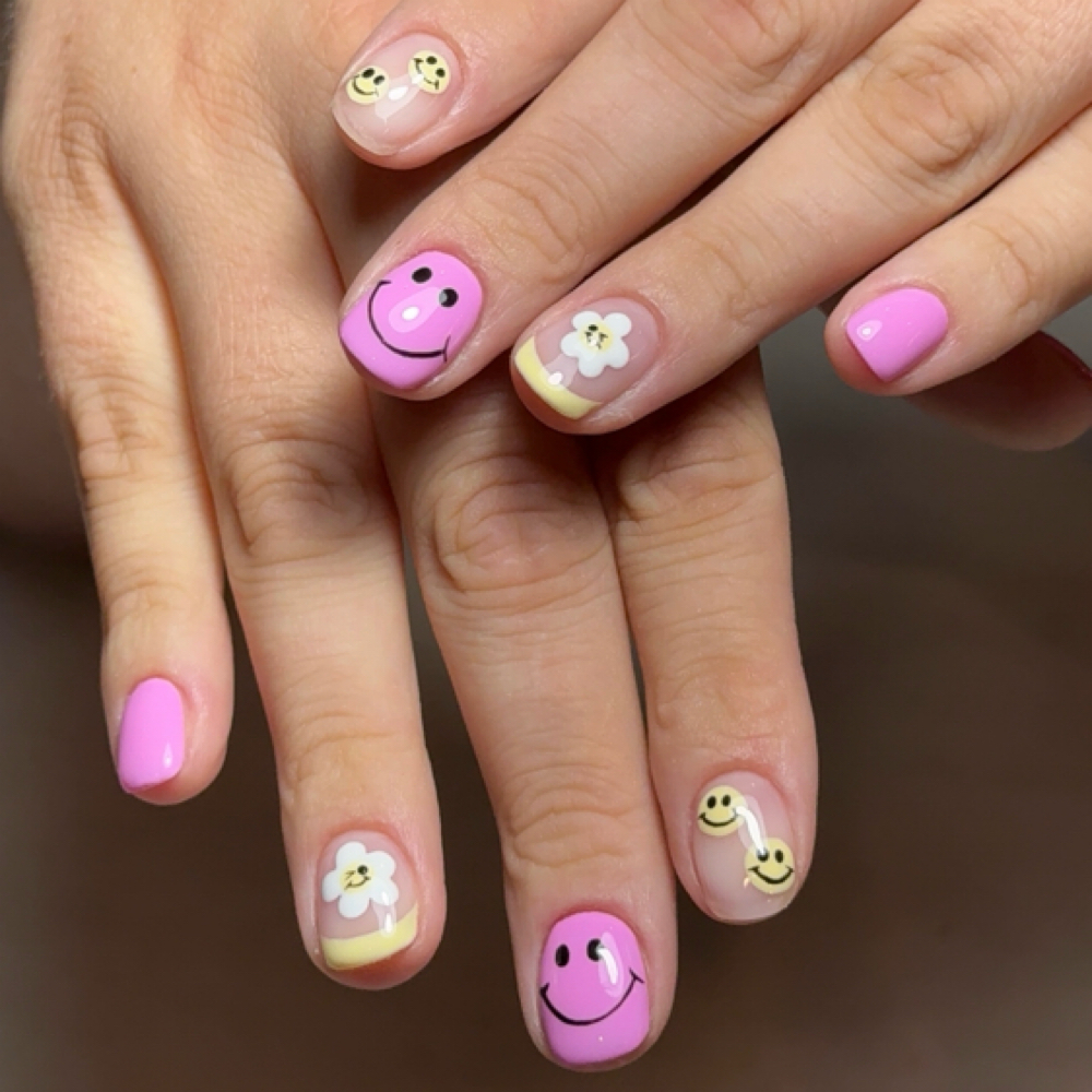 Hard Gel Mani - Free Nail Art at Lashedd by Dez in Philadelphia, PA