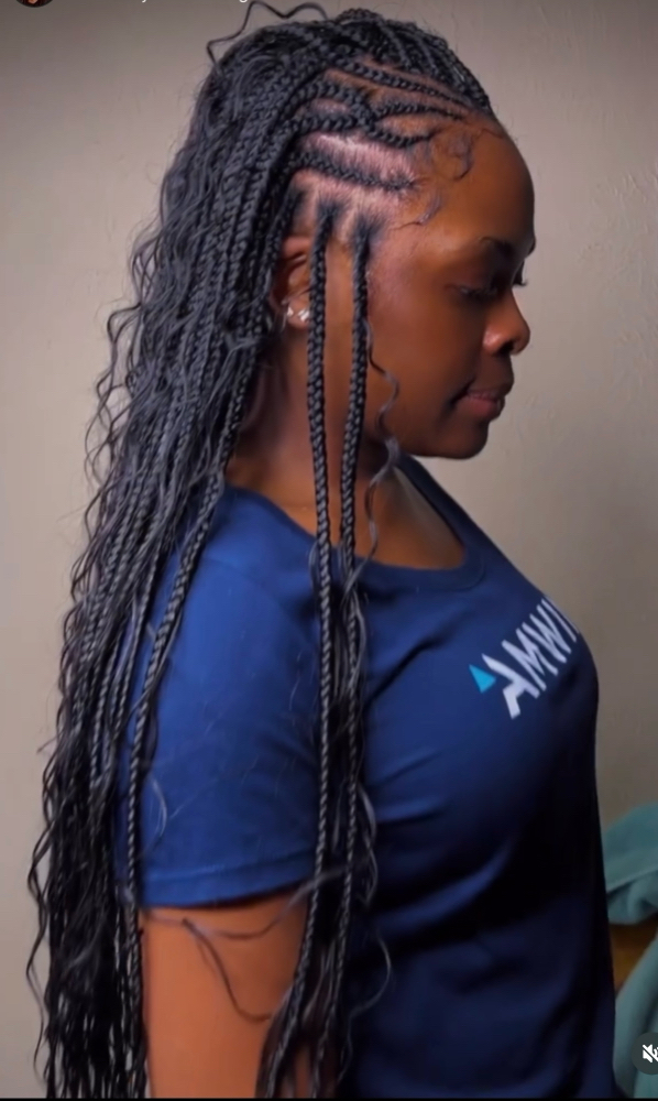 Fulani Knotless Braids