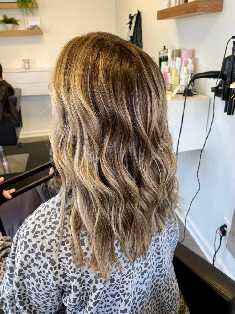 Root Color w/ Part. Foil & Haircut