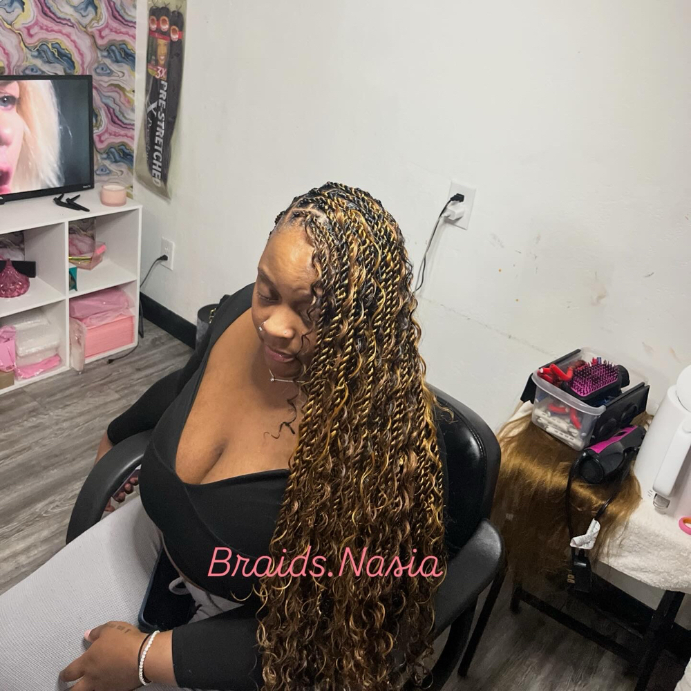 Medium Boho Island Twist at Braids By Nasia in Tempe, AZ