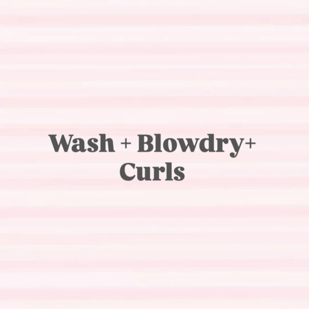 Wash+ Blowdry+ Curl at Hollywood Beach Salon & Spa in Oxnard, CA