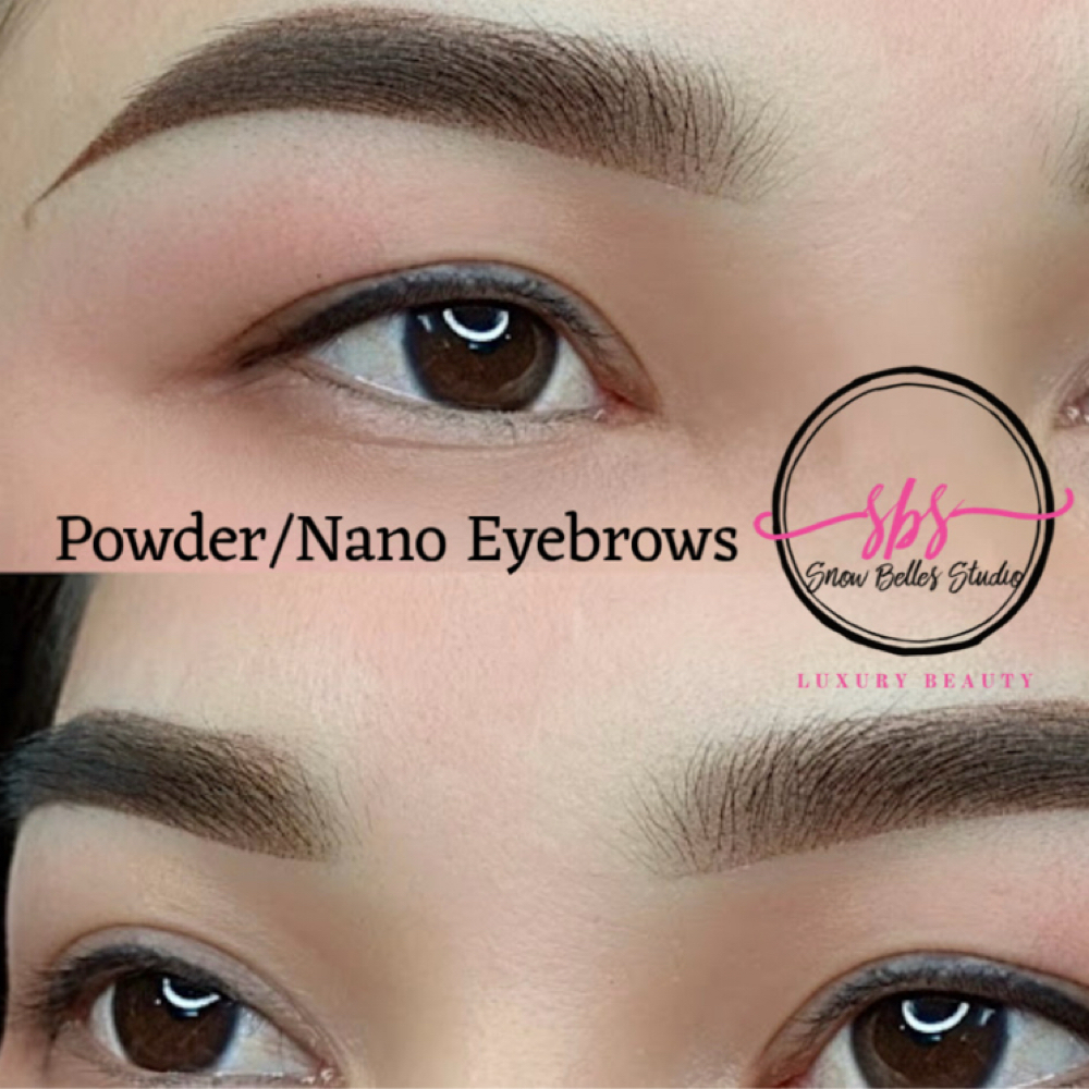 Powder/Ombre Eyebrows at Snow Belles Studio-Luxury Beauty in Round Rock, TX