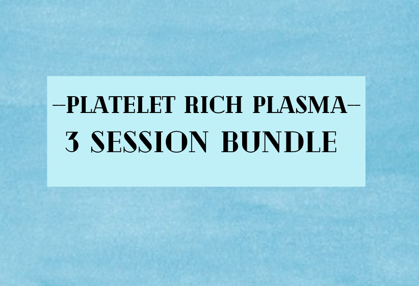 Platelet Rich Plasma (3 Sessions)