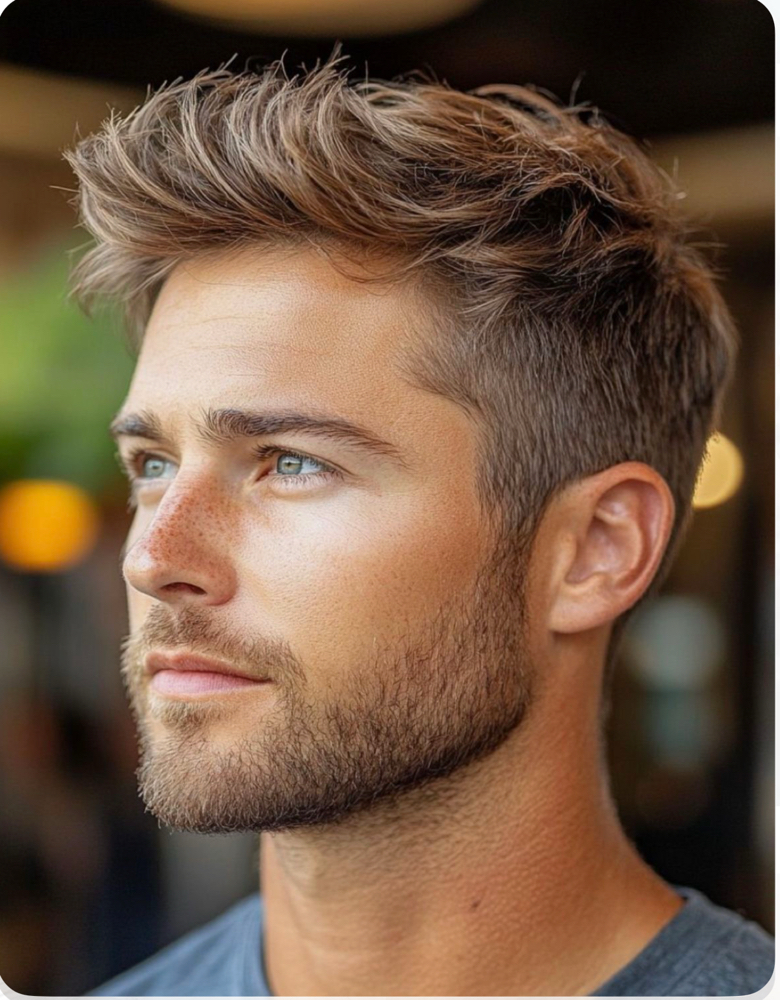 Mens Haircut at Chelsea Leigh Artistry in Woodhaven, MI