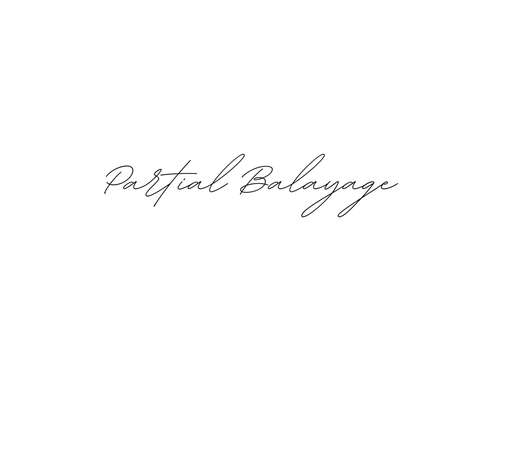 Partial Balayage