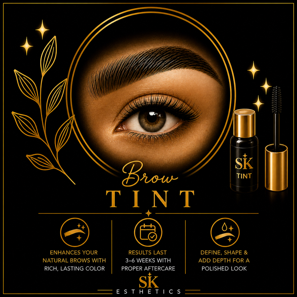 Brow Tint at SK Esthetics in Lincoln, CA