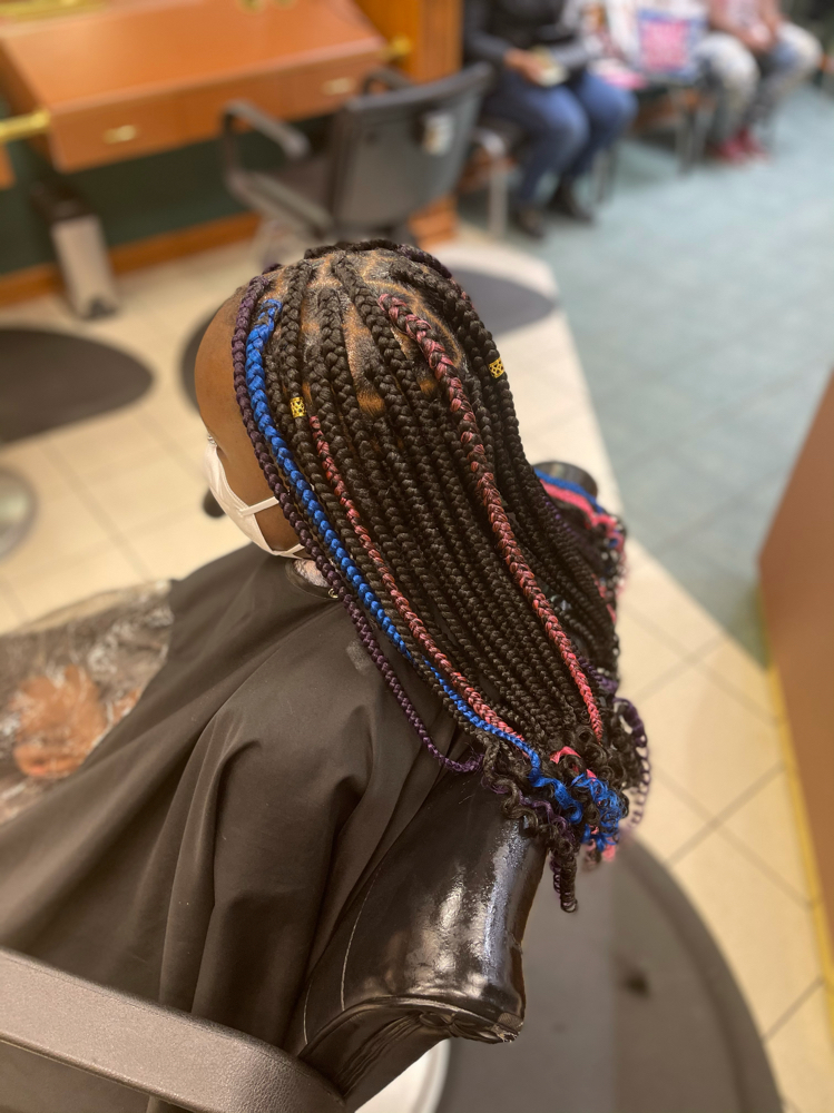 10yo-15yo Kids Box  Braids