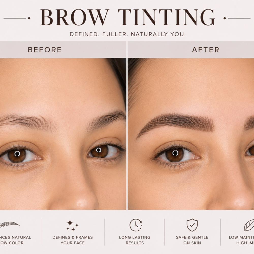 Brow Tinting with Consultation at Annie  Nguyen in Snellville, GA