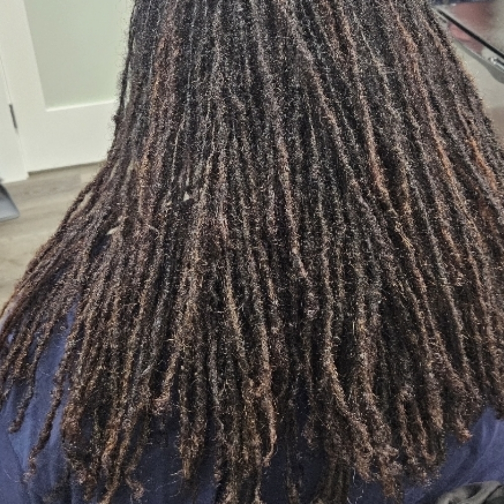 Loc Retightening and Shampoo at CLASSY CEES Crown Ritual in Baton Rouge, LA