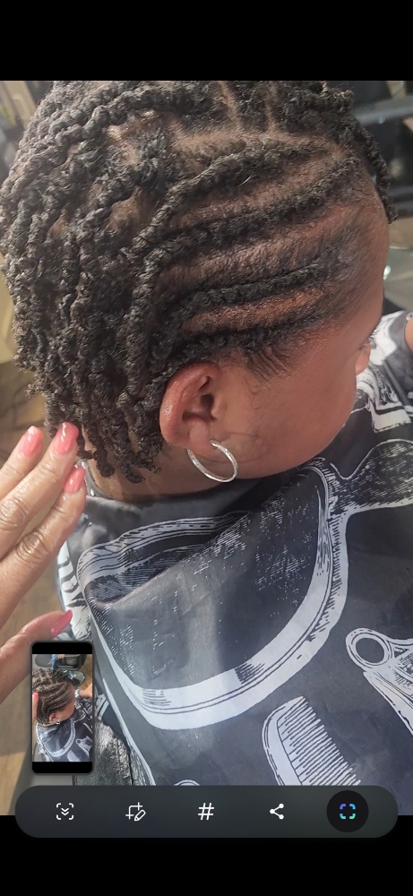 2 Strand Twist at Eyes On You Beauty Salon LLC in Jacksonville, NC