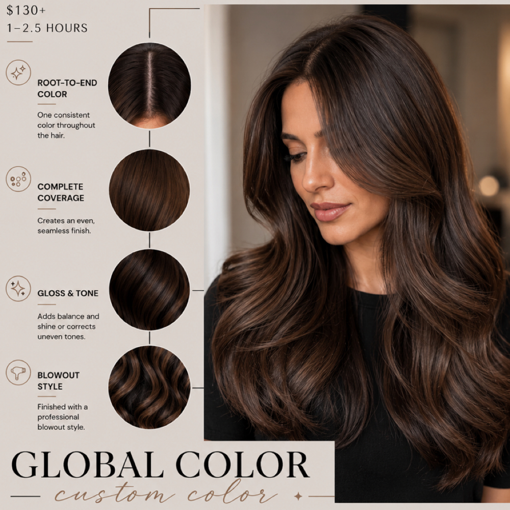 Global Color at Jenn Rose -Hair Artistry- in Victorville, CA