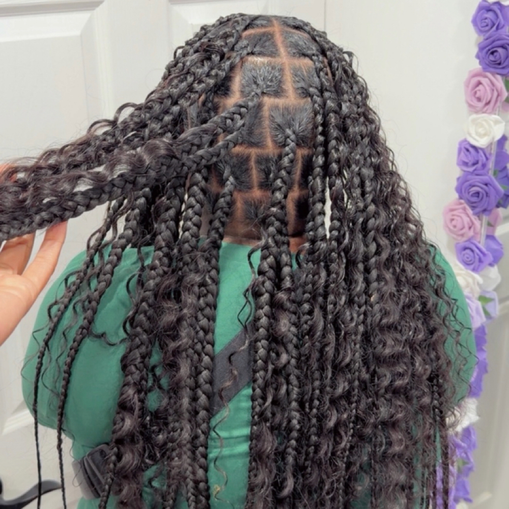Knotless Braids at Erica B Nails in Lancaster, CA