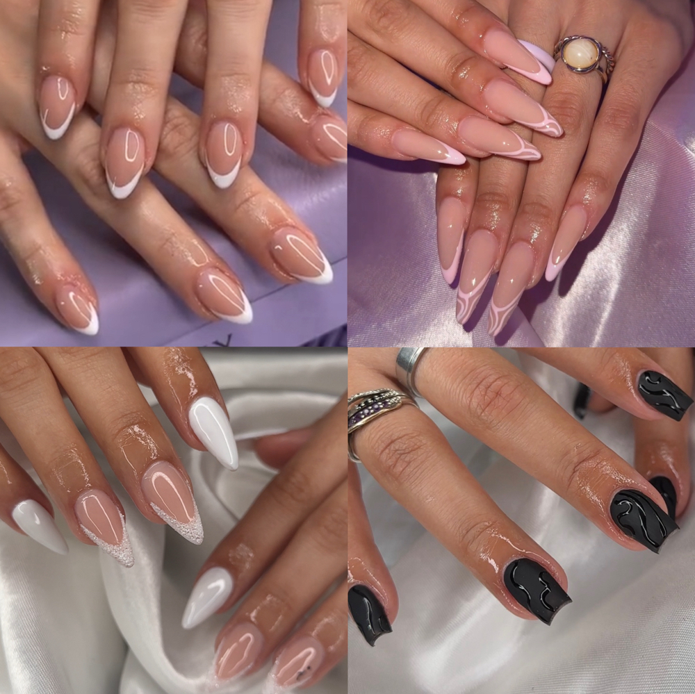 Almond, Coffin, Stiletto Shape
