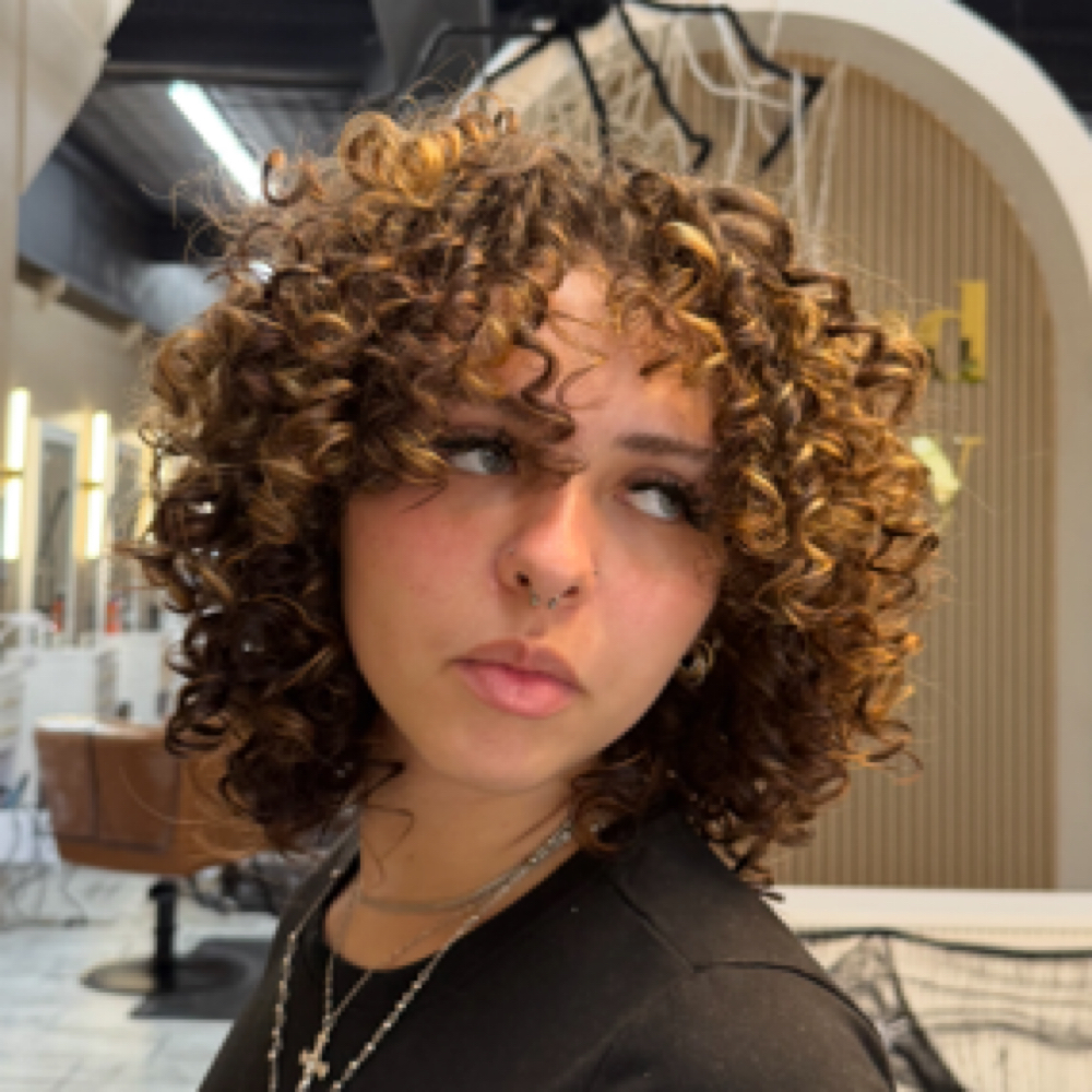 Curly Cut ( No Style ) at Hair by Destiny McKenzie in Tonawanda, NY