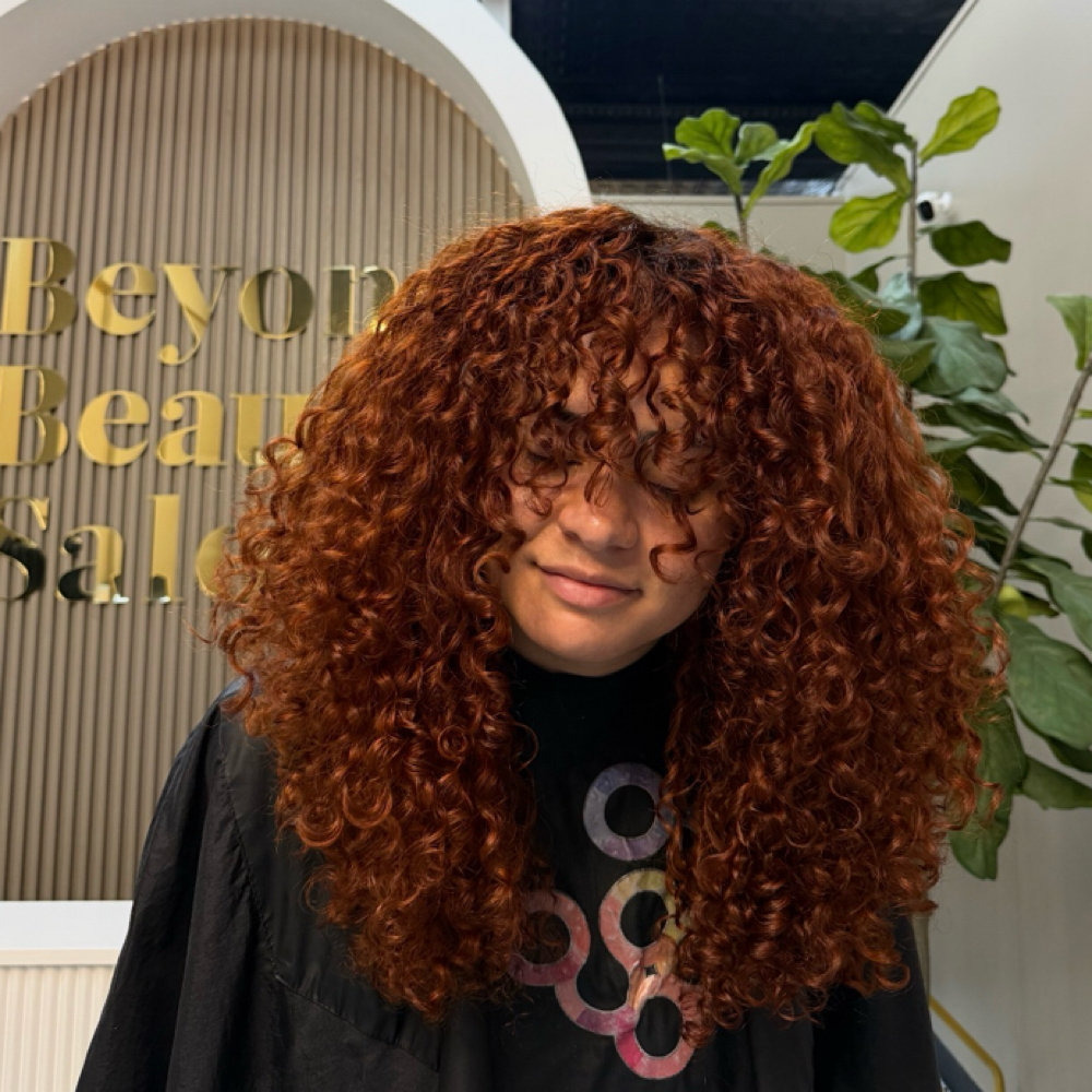 Curly Cut ( No Style ) at Hair by Destiny McKenzie in Tonawanda, NY