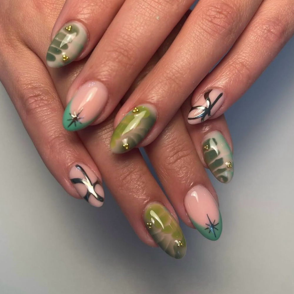 Chrome/Nail Foil at Bridges Beauté in Greer, SC
