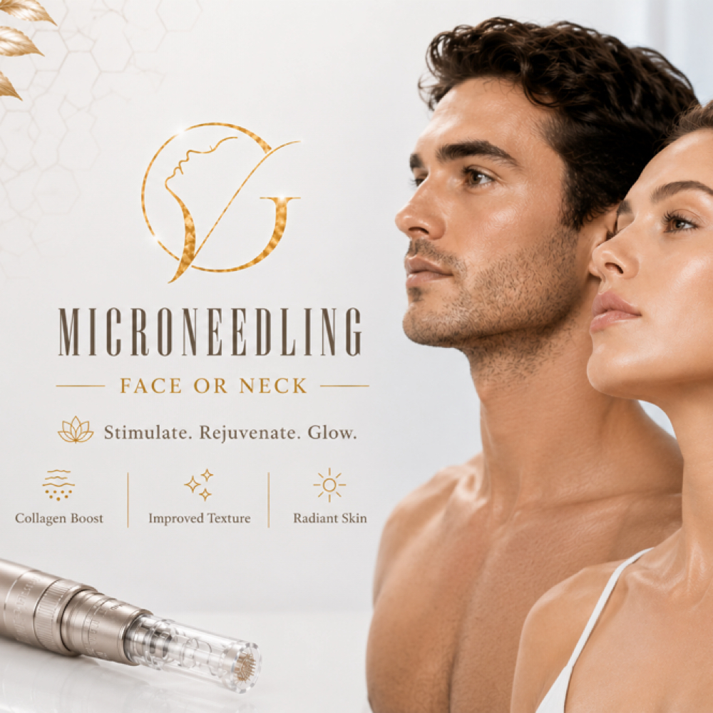 Face or Neck Microneedling at VitaGrace Aesthetics in Rockwall, TX