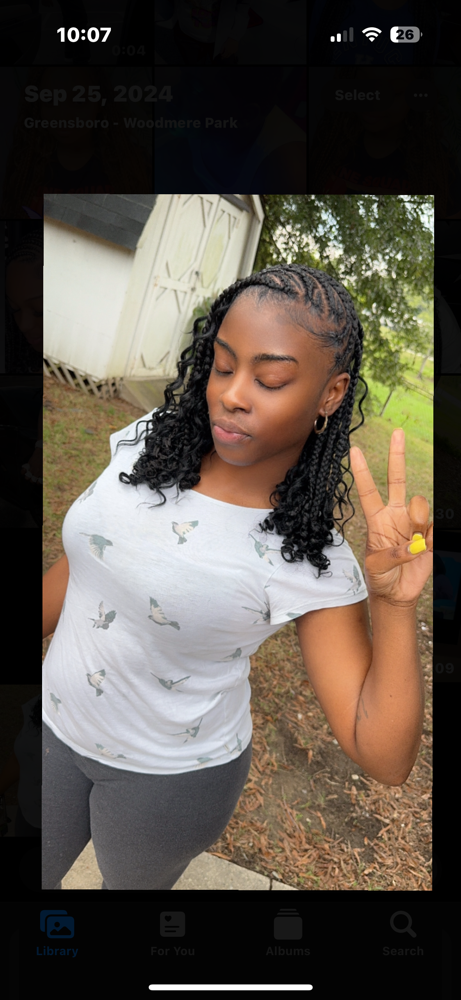 SHORT BOHO KNOTLESS WDESIGNED 🍋’S
