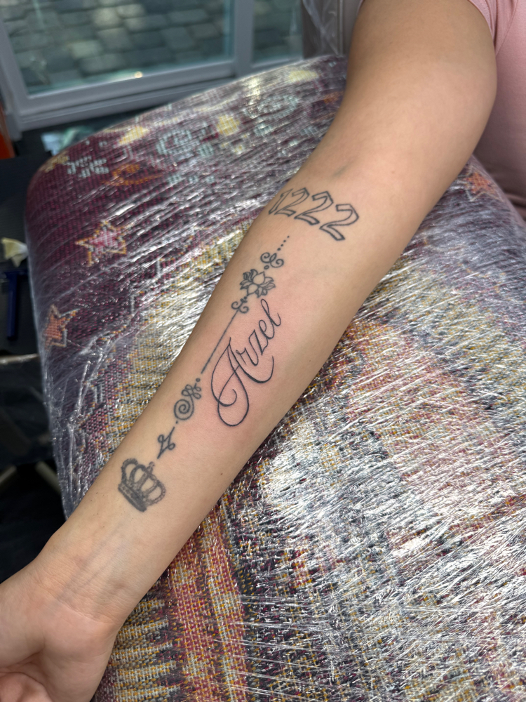 Name Tattoo at Bellezanatt in Phoenix, AZ