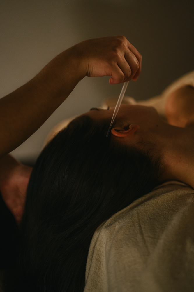 Hot Oil Scalp Massage