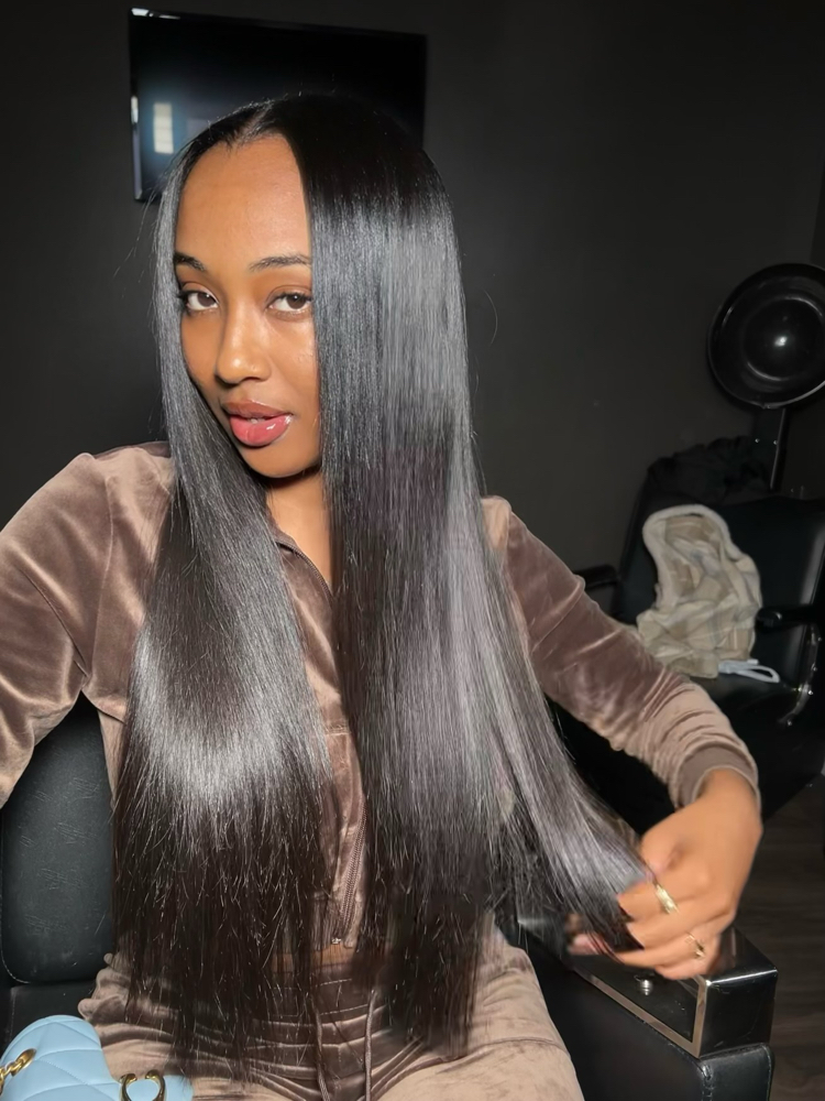 Quick Weave Leave Out at Kirsten Shanks in Lexington, KY